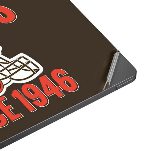 NFL Cleveland Browns Helmet Surface Laptop 7 15in Skin