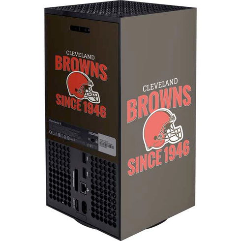 NFL Cleveland Browns Helmet XBox Series X Digital Edition Console Skin