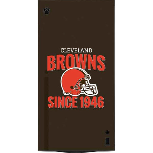 NFL Cleveland Browns Helmet XBox Series X Digital Edition Console Skin