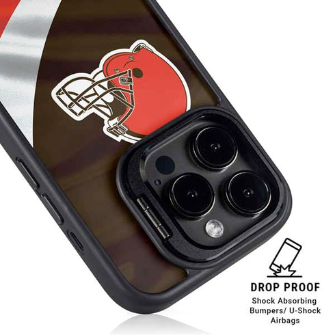 NFL Cleveland Browns iPhone 14 Pro Max Kickstand Case