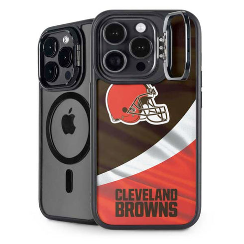 NFL Cleveland Browns iPhone 15 Pro Max Kickstand Case