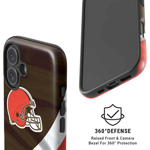 NFL Cleveland Browns iPhone 16 Magsafe Impact Case