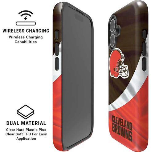 NFL Cleveland Browns iPhone 16 Magsafe Impact Case