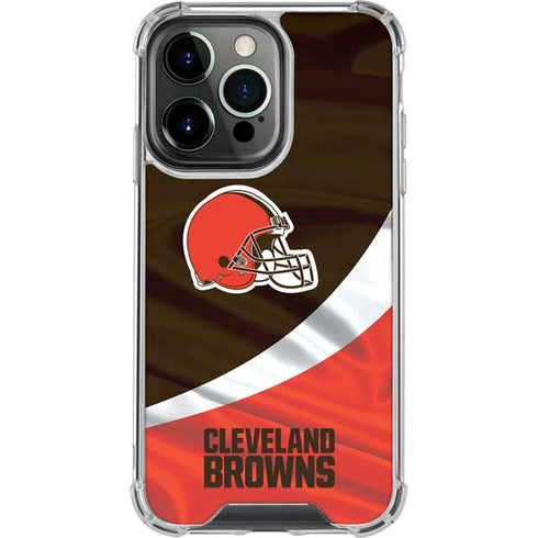 NFL Cleveland Browns iPhone 16 Pro Clear Case