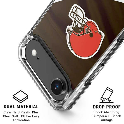 NFL Cleveland Browns iPhone 17 Air Clear Case