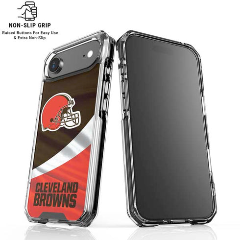 NFL Cleveland Browns iPhone 17 Air Clear Case