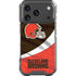 NFL Cleveland Browns iPhone 17 Pro Clear Case