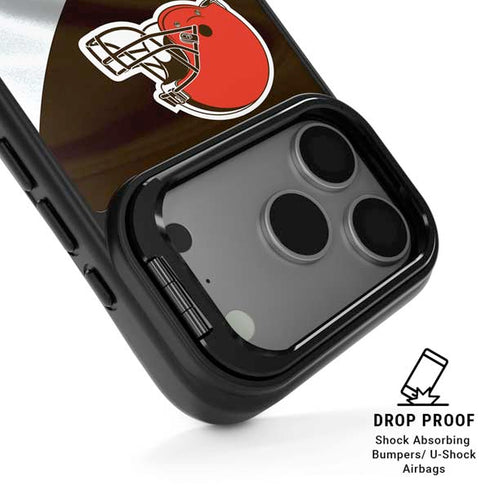 NFL Cleveland Browns iPhone 17 Pro Max Kickstand Case