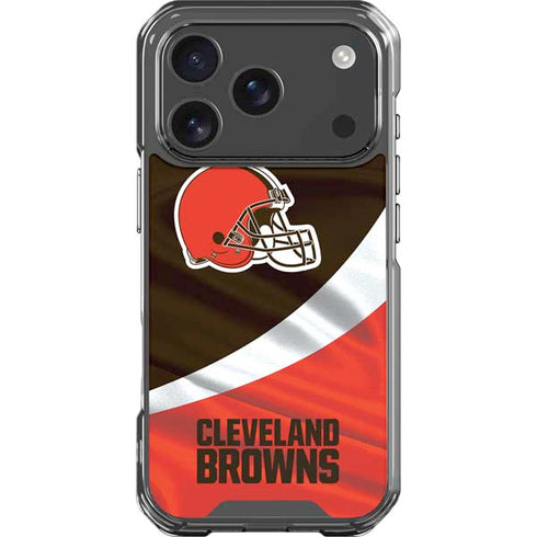 NFL Cleveland Browns iPhone 18 Pro Clear Case