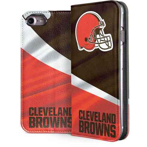 NFL Cleveland Browns iPhone 7 Folio Case