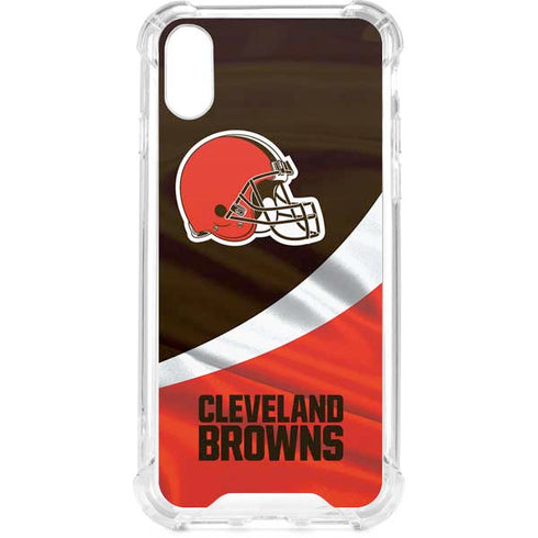 NFL Cleveland Browns iPhone XS Clear Case