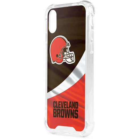 NFL Cleveland Browns iPhone XS Clear Case