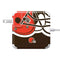 NFL Cleveland Browns Large Logo 85W Power Adapter (15 and 17 inch MacBook Pro Charger) Skin