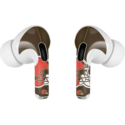 NFL Cleveland Browns Large Logo Apple AirPods Pro Skin