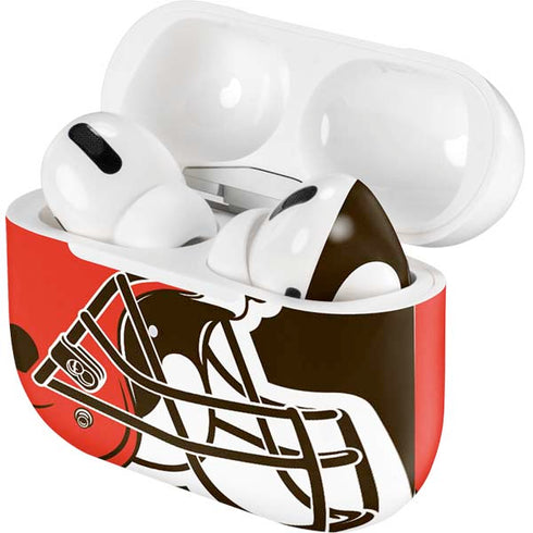 NFL Cleveland Browns Large Logo Apple AirPods Pro Skin