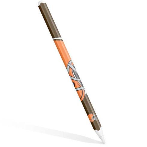 NFL Cleveland Browns Large Logo Apple Pencil (2nd Gen 2019) Skin