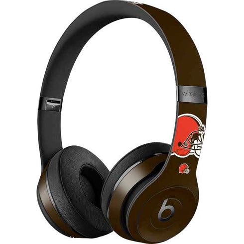 NFL Cleveland Browns Large Logo Beats Solo 3 Wireless Skin
