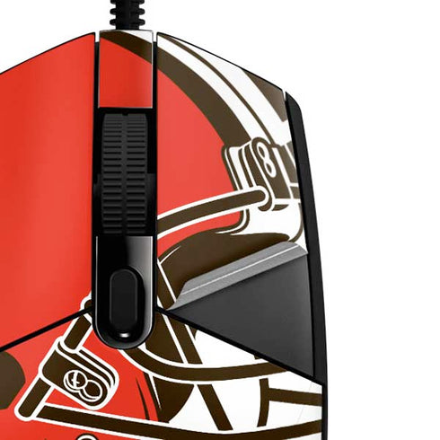 NFL Cleveland Browns Large Logo G203 Prodigy RGB Wired Gaming Mouse Skin