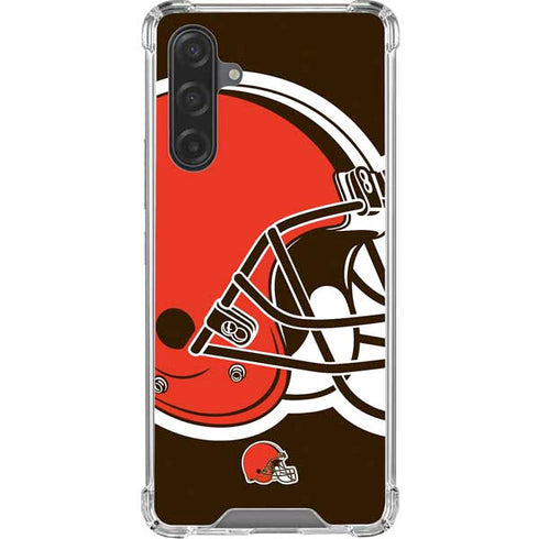 NFL Cleveland Browns Large Logo Galaxy A17 Clear Case