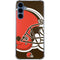 NFL Cleveland Browns Large Logo Galaxy A35 5G Clear Case
