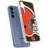 NFL Cleveland Browns Large Logo Galaxy A35 5G Clear Case