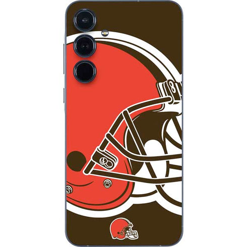 NFL Cleveland Browns Large Logo Galaxy A35 5G Skin