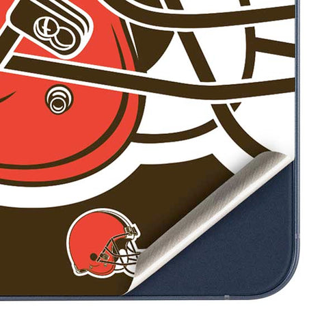 NFL Cleveland Browns Large Logo Galaxy A35 5G Skin
