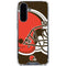 NFL Cleveland Browns Large Logo Galaxy A36 5G Clear Case