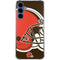 NFL Cleveland Browns Large Logo Galaxy A55 5G Clear Case