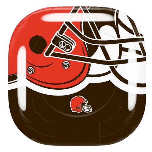 NFL Cleveland Browns Large Logo Galaxy Buds Live Skin