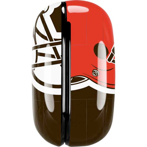 NFL Cleveland Browns Large Logo Galaxy Buds Live Skin