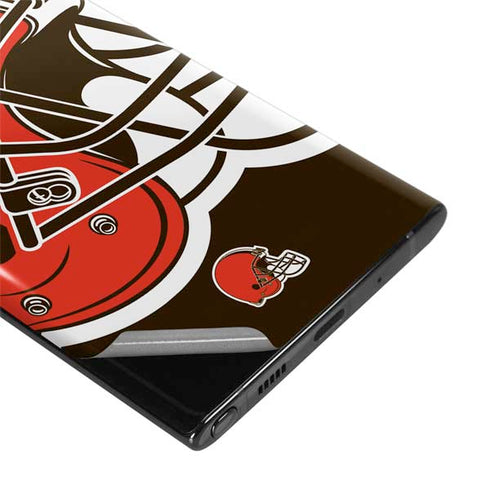NFL Cleveland Browns Large Logo Galaxy Note 10 Plus Skin