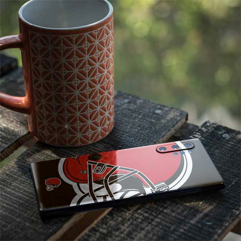 NFL Cleveland Browns Large Logo Galaxy Note 10 Plus Skin