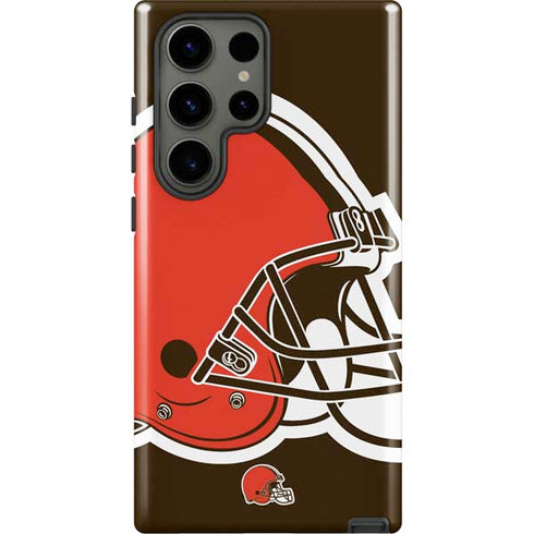 NFL Cleveland Browns Large Logo Galaxy S23 Ultra Pro Case