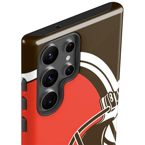 NFL Cleveland Browns Large Logo Galaxy S23 Ultra Pro Case