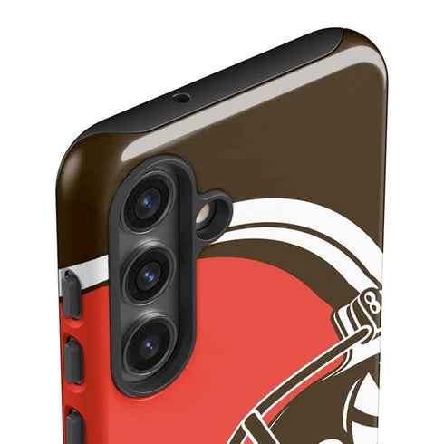 NFL Cleveland Browns Large Logo Galaxy S25 Impact Case