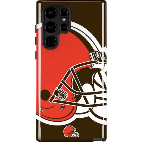 NFL Cleveland Browns Large Logo Galaxy Cases