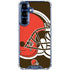 NFL Cleveland Browns Large Logo Galaxy S25 Plus Clear Case