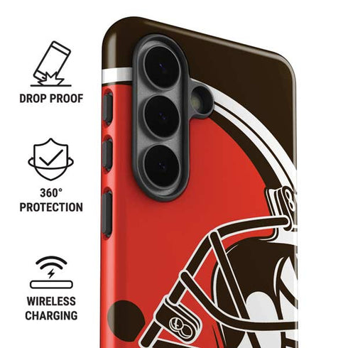 NFL Cleveland Browns Large Logo Galaxy S26 Impact Case