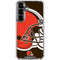 NFL Cleveland Browns Large Logo Galaxy S26 Plus Clear Case