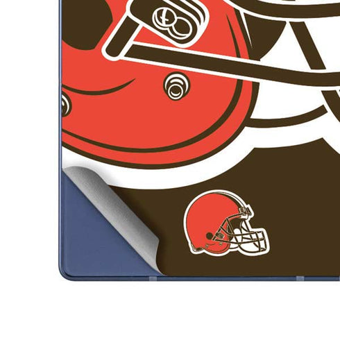 NFL Cleveland Browns Large Logo Galaxy Z Fold6 Skin
