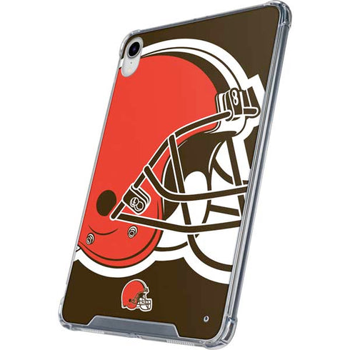 NFL Cleveland Browns Large Logo iPad 11th Gen (2025) Clear Case