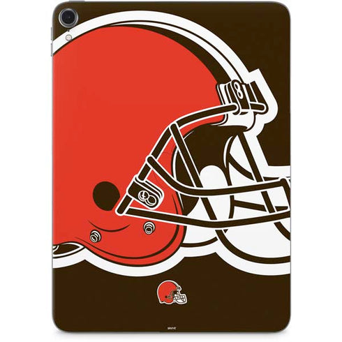 NFL Cleveland Browns Large Logo Apple iPad Pro Skin