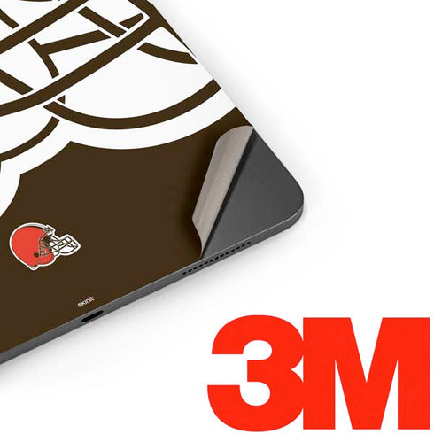 NFL Cleveland Browns Large Logo Apple iPad Pro Skin