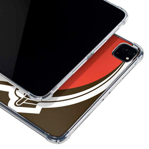 NFL Cleveland Browns Large Logo iPad Pro 11in (2024) Clear Case