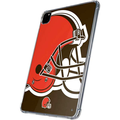 NFL Cleveland Browns Large Logo iPad Pro 11in (2024) Clear Case