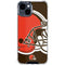 NFL Cleveland Browns Large Logo iPhone 15 Clear Case