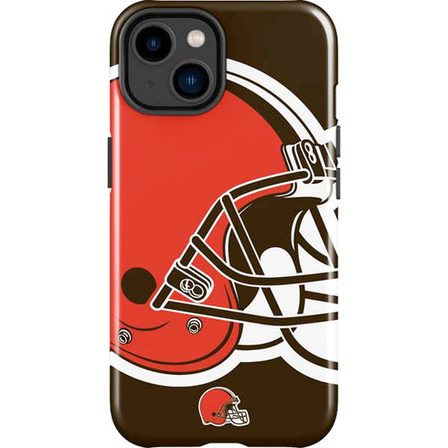 NFL Cleveland Browns Large Logo iPhone 15 Impact Case