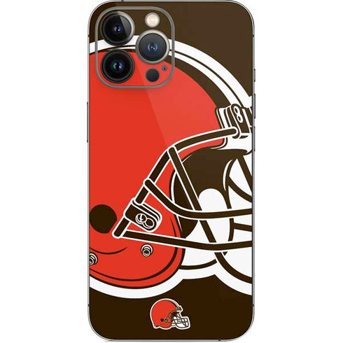 NFL Cleveland Browns Large Logo iPhone 15 Pro Max Skin