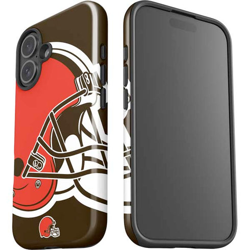 NFL Cleveland Browns Large Logo iPhone 16 Impact Case